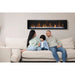 Amantii Panorama 88-inch Slim Built-in Indoor/Outdoor Linear Electric Fireplace SAMPLE PHOTO