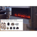 Amantii Panorama Tru View 40-inch 3-Sided View Built In Indoor/Outdoor Electric Fireplace
