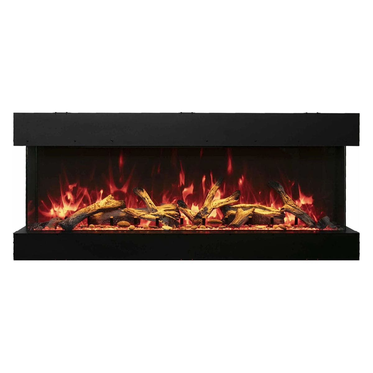 Amantii Panorama Tru View 50-inch 3-Sided View Built In Indoor/Outdoor Electric Fireplace
