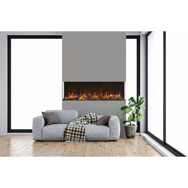 Amantii Panorama Tru View Extra Tall & Deep 60-inch 3-Sided Built In Indoor/Outdoor Electric Fireplace SAMPLE PHOTO