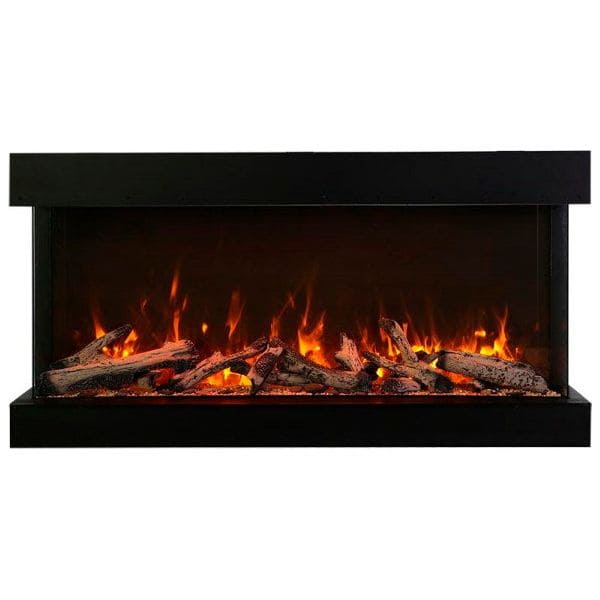 Amantii Panorama Tru View Extra Tall & Deep 88-inch 3-Sided Built In Indoor/Outdoor Electric Fireplace