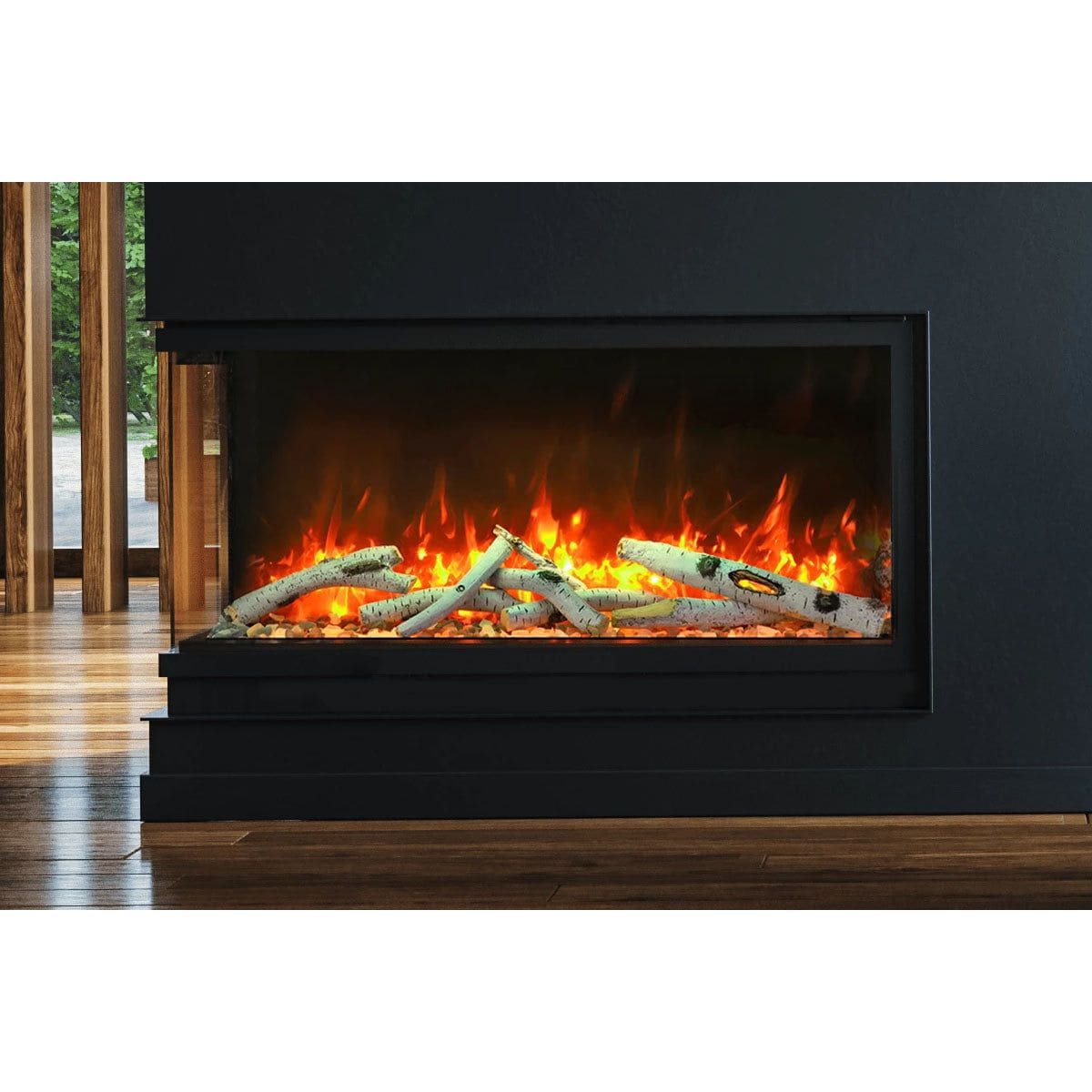 Amantii Panorama Tru View Slim 30-inch 3-Sided Built In Indoor/Outdoor Electric Fireplace SAMPLE PHOTO