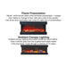 Amantii Panorama Tru View Slim 40-inch 3-Sided Built In Indoor/Outdoor Electric Fireplace
