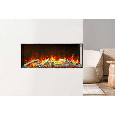 Amantii Panorama Tru View Slim 60-inch 3-Sided Built In Indoor/Outdoor Electric Fireplace SAMPLE PHOTO