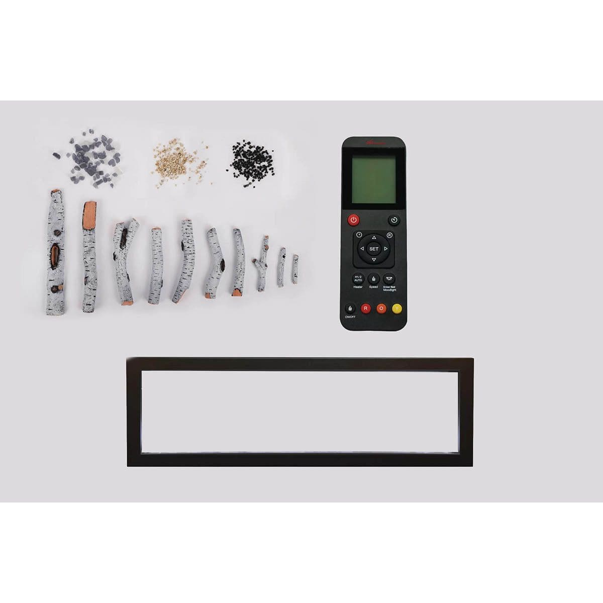 Amantii Symmetry 100'' Recessed Linear Indoor/Outdoor Electric Fireplace