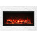 Amantii Symmetry 42'' Extra Tall & Deep Recessed Linear Indoor/Outdoor Electric Fireplace COLOR AND DESIGN OPTION