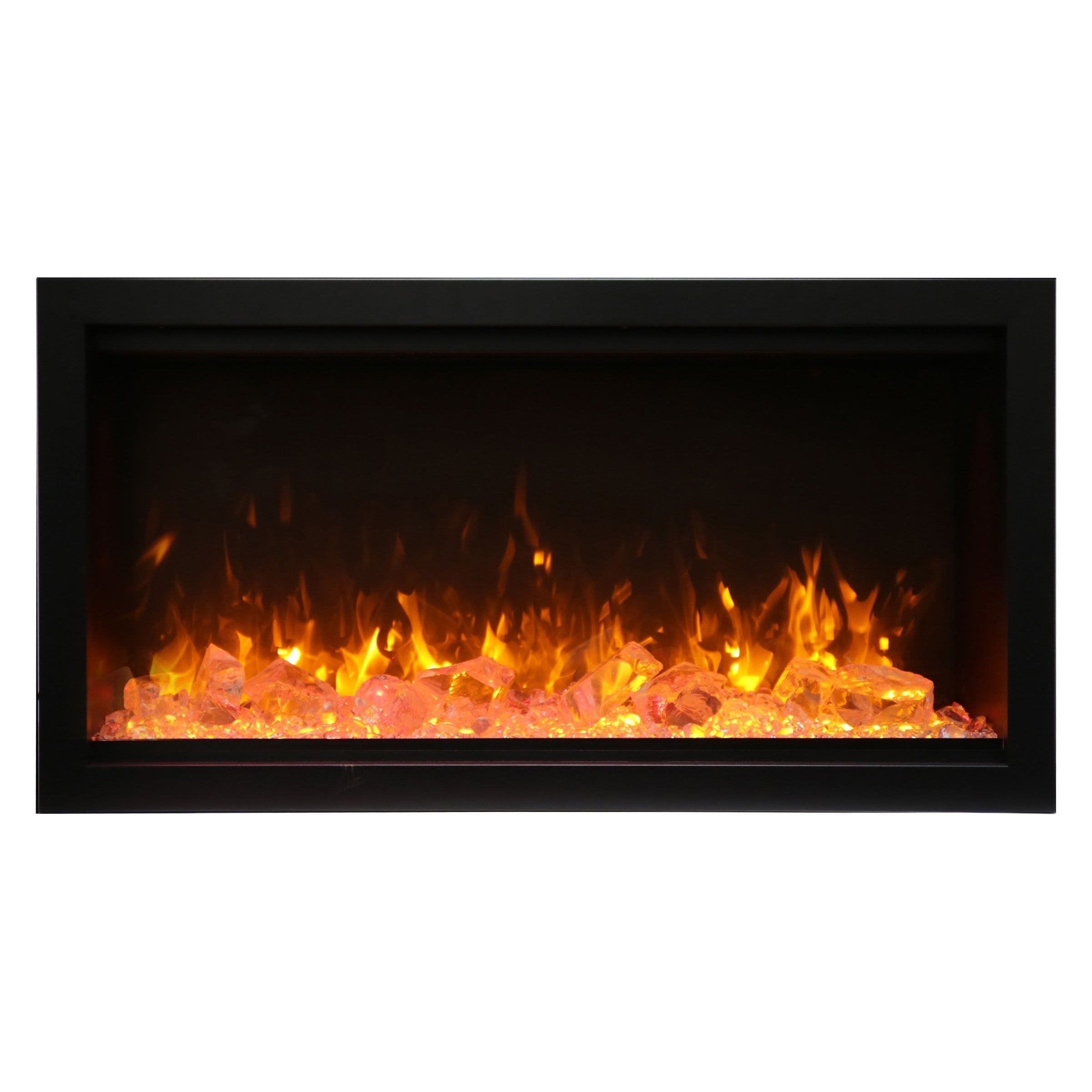 Amantii Symmetry 50'' Extra Tall & Deep Recessed Linear Indoor/Outdoor Electric Fireplace COLOR AND DESIGN OPTION
