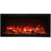 Amantii Symmetry 60'' Extra Tall & Deep Recessed Linear Indoor/Outdoor Electric Fireplace COLOR AND DESIGN OPTION