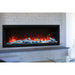 Amantii Symmetry 60'' Extra Tall & Deep Recessed Linear Indoor/Outdoor Electric Fireplace SAMPLE PHOTO