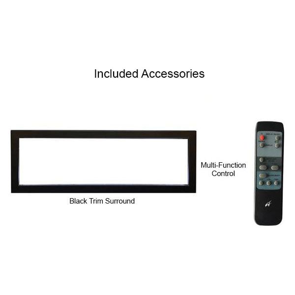 Amantii Symmetry 74'' Extra Tall & Deep Recessed Linear Indoor/Outdoor Electric Fireplace