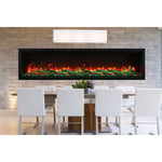 Amantii Symmetry 74'' Extra Tall & Deep Recessed Linear Indoor/Outdoor Electric Fireplace