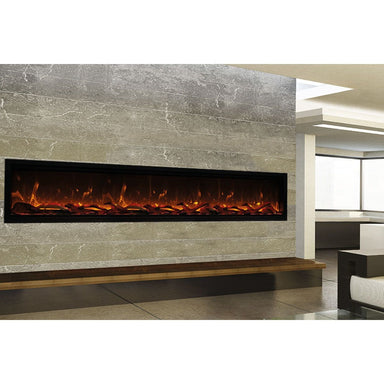 Amantii Symmetry Bespoke Extra Tall 100'' Smart Wall Mount / Recessed Electric Fireplace SAMPLE PHOTO