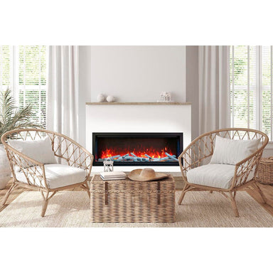 Amantii Symmetry Bespoke Extra Tall 50'' Smart Wall Mount / Recessed Electric Fireplace SAMPLE PHOTO