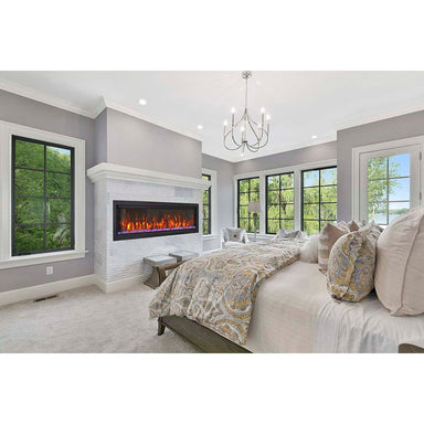 Amantii Symmetry Bespoke Extra Tall 88'' Smart Wall Mount / Recessed Electric Fireplace SAMPLE PHOTO