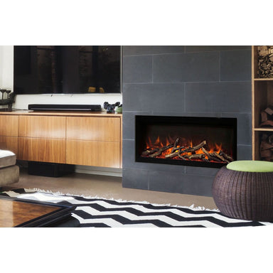 Amantii Symmetry Lumina 34'' Wall Mount / Recessed Smart Indoor/Outdoor Electric Fireplace SAMPLE PHOTO