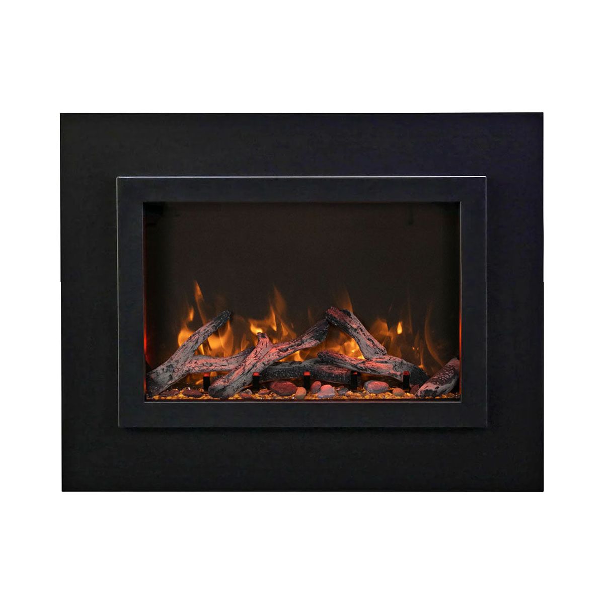 Amantii Traditional Bespoke 38-Inch Built-In Indoor/Outdoor Smart Electric Firebox Insert