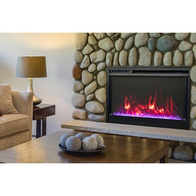 Amantii Traditional Extra Slim 26-Inch Smart Built-In Electric Firebox Insert SAMPLE PHOTO