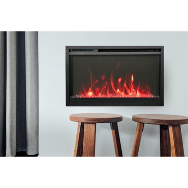 Amantii Traditional Extra Slim 33-Inch Smart Built-In Electric Firebox Insert SAMPLE PHOTO