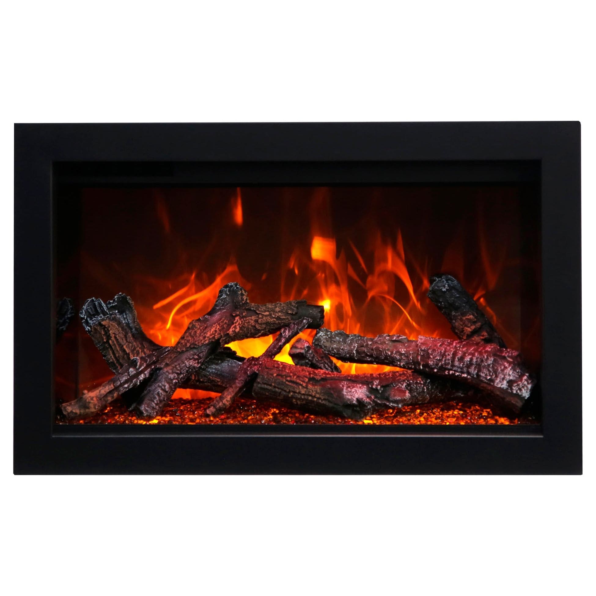 Amantii Traditional Series 30-Inch Built-In Indoor/Outdoor Electric Firebox Insert FRONT VIEW