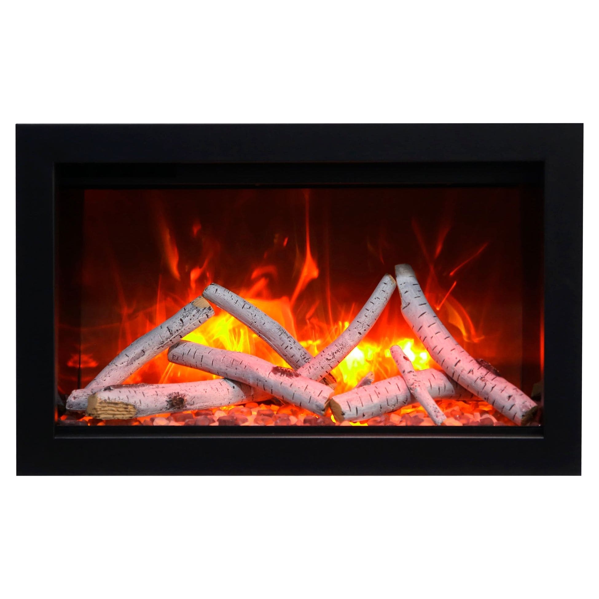 Amantii Traditional Series 30-Inch Built-In Indoor/Outdoor Electric Firebox Insert FRONT VIEW