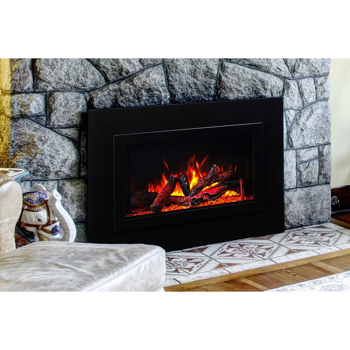 Amantii Traditional Series 30-Inch Built-In Indoor/Outdoor Electric Firebox Insert SAMPLE PHOTO