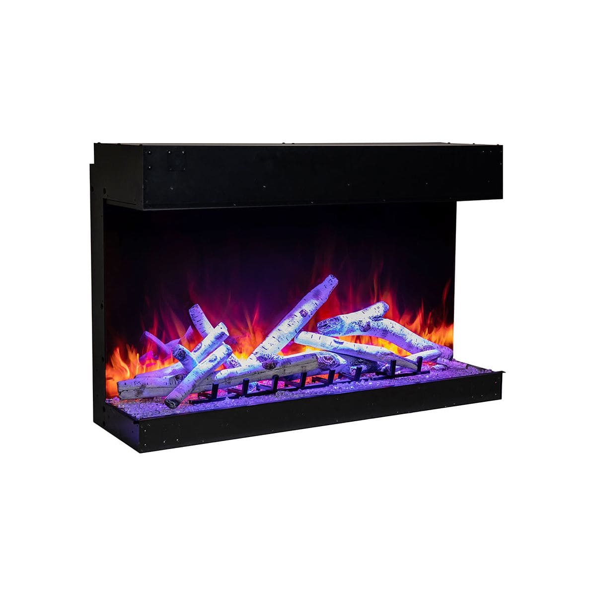 Amantii Tru View Bespoke 55-inch 3-Sided Built In Indoor/Outdoor Electric Fireplace