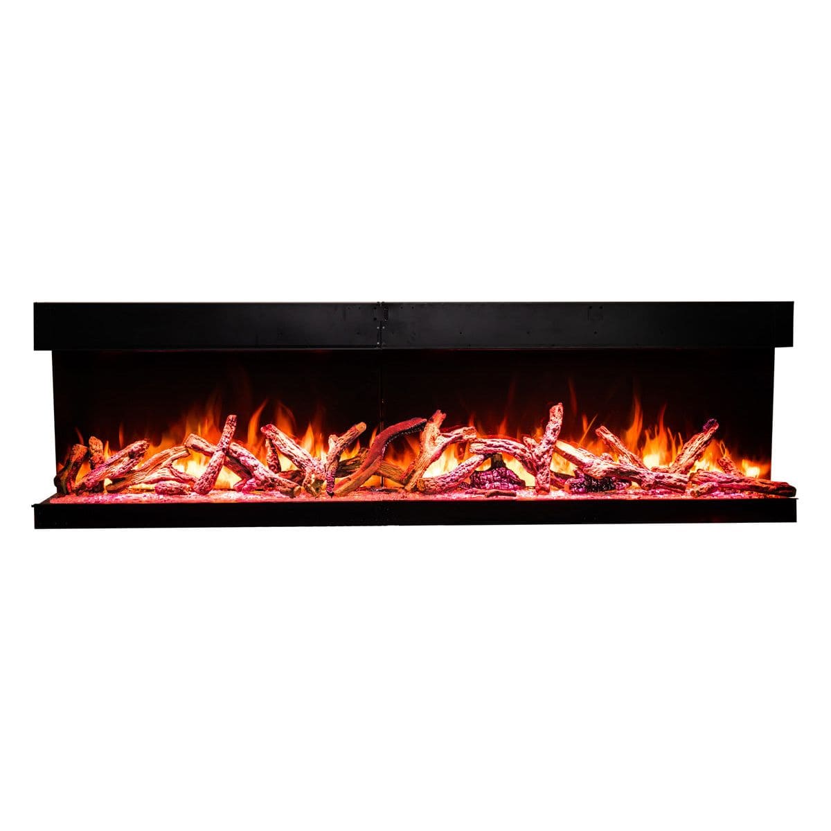 Amantii Tru View Bespoke 55-inch 3-Sided Built In Indoor/Outdoor Electric Fireplace
