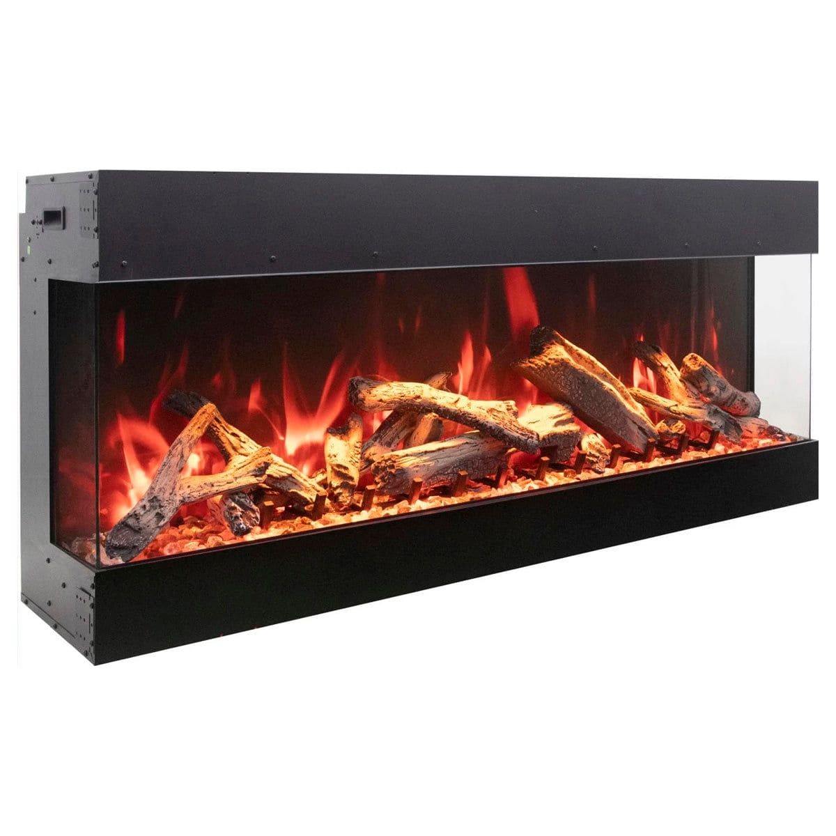 Amantii Tru View Bespoke 65-inch 3-Sided Built In Indoor/Outdoor Electric Fireplace