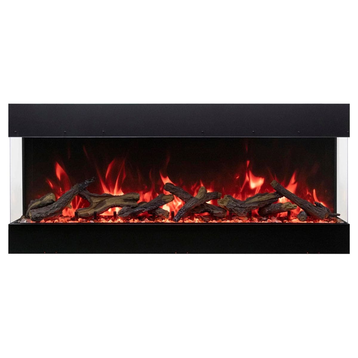 Amantii Tru View Bespoke 65-inch 3-Sided Built In Indoor/Outdoor Electric Fireplace