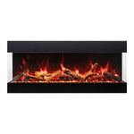 Amantii Tru View Bespoke 75-inch 3-Sided Built In Indoor/Outdoor Electric Fireplace