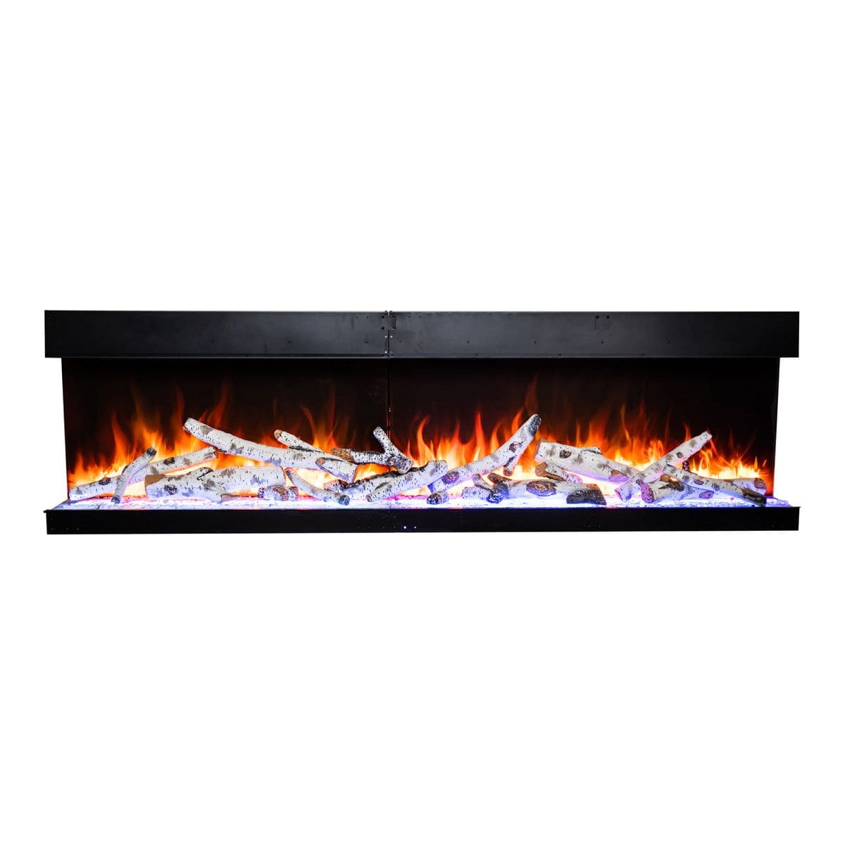 Amantii Tru View Bespoke 75-inch 3-Sided Built In Indoor/Outdoor Electric Fireplace
