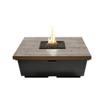 American Fyre Designs Contempo Square Reclaimed Wood Fire Table