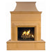 American Fyre Designs Cordova Fireplace FRONT VIEW