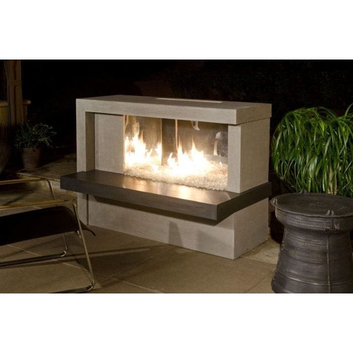 American Fyre Designs Manhattan Fireplace SAMPLE PHOTO