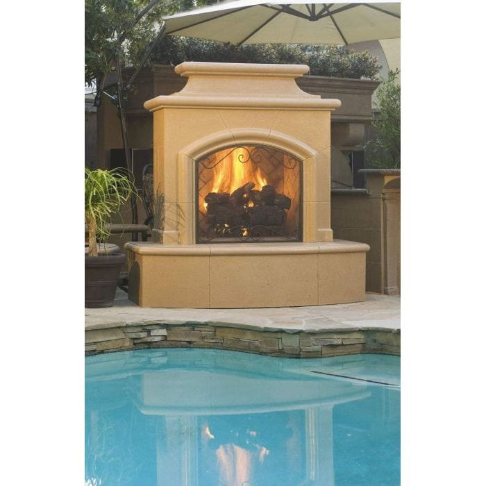 American Fyre Designs Mariposa Fireplace SAMPLE PHOTO