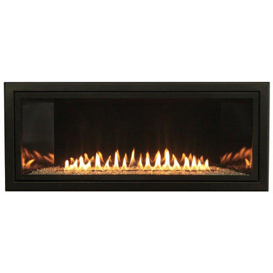 American Hearth Boulevard 36" Direct-Vent Linear Fireplace DVLL36BP92 FRONTVIEW