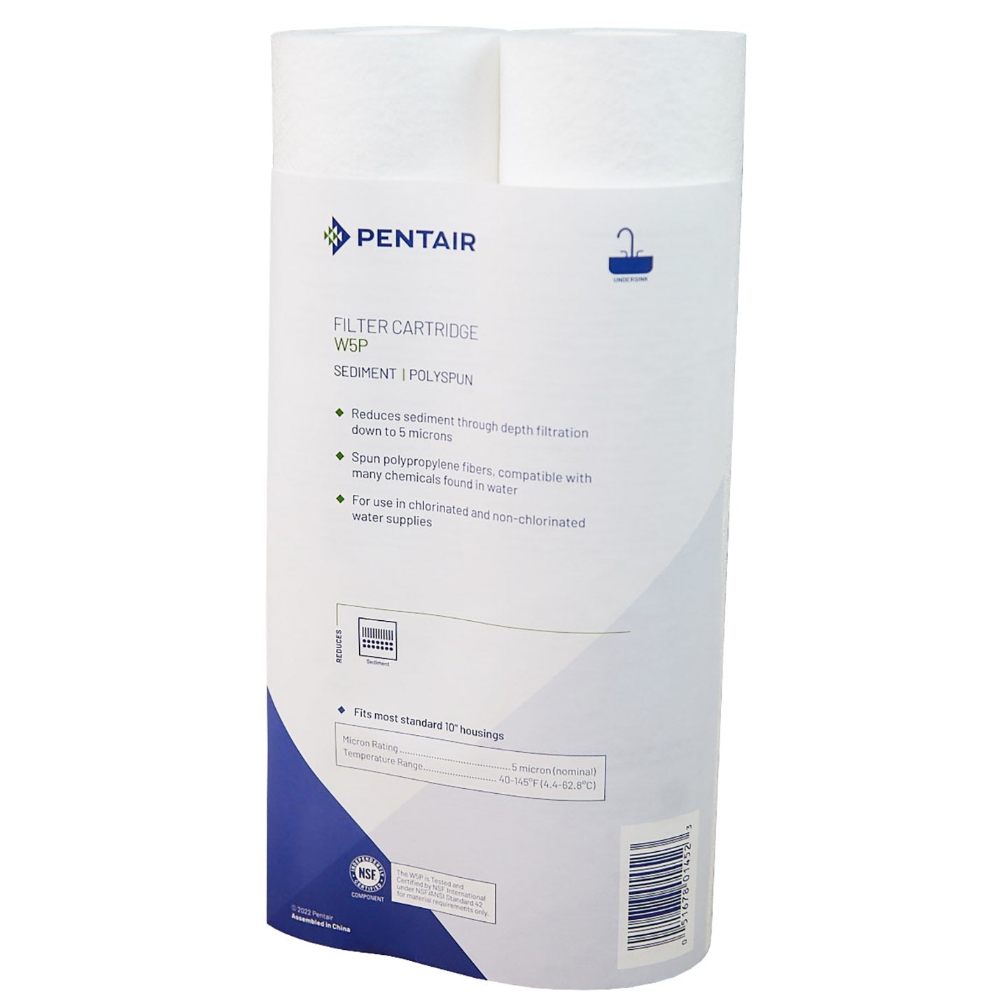 American Plumber W5P Polypropylene Water Filters WITH LABEL