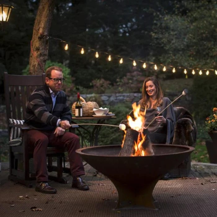 Arteflame Classic 40" Fire Pit - Low Euro Base, AFCL40LEBFP SAMPLE PHOTO