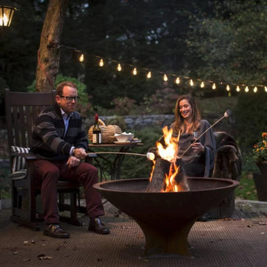 Arteflame Classic 40" Fire Pit - Low Round Base, AFCL40LRBFP SAMPLE PHOTO