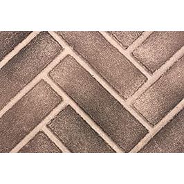 Astria 40 inch Tudor Brown Herringbone Ceramic Liner EBLK40BWN-H LINER