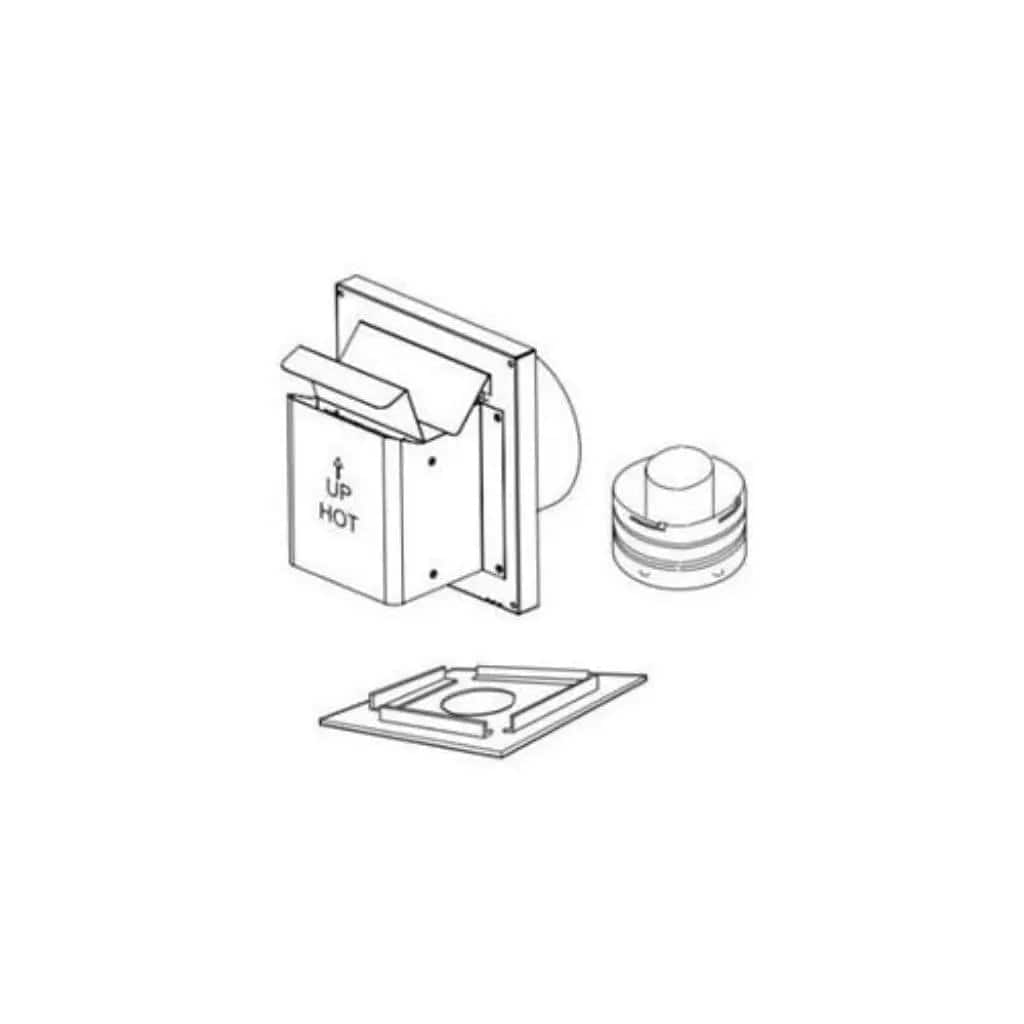 Astria 20-inch Small Square Termination with Shield SV4.5-20SSWSK COMPLETE SET