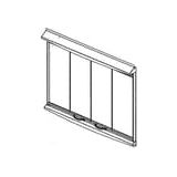 Astria 42-inch Outdoor Bi-Fold Door With Frame and Hood 42LBFOD-BS