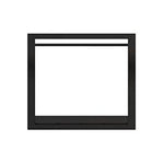 Astria 45 inch Black Reflection Frame for Fireplace FRBK45T