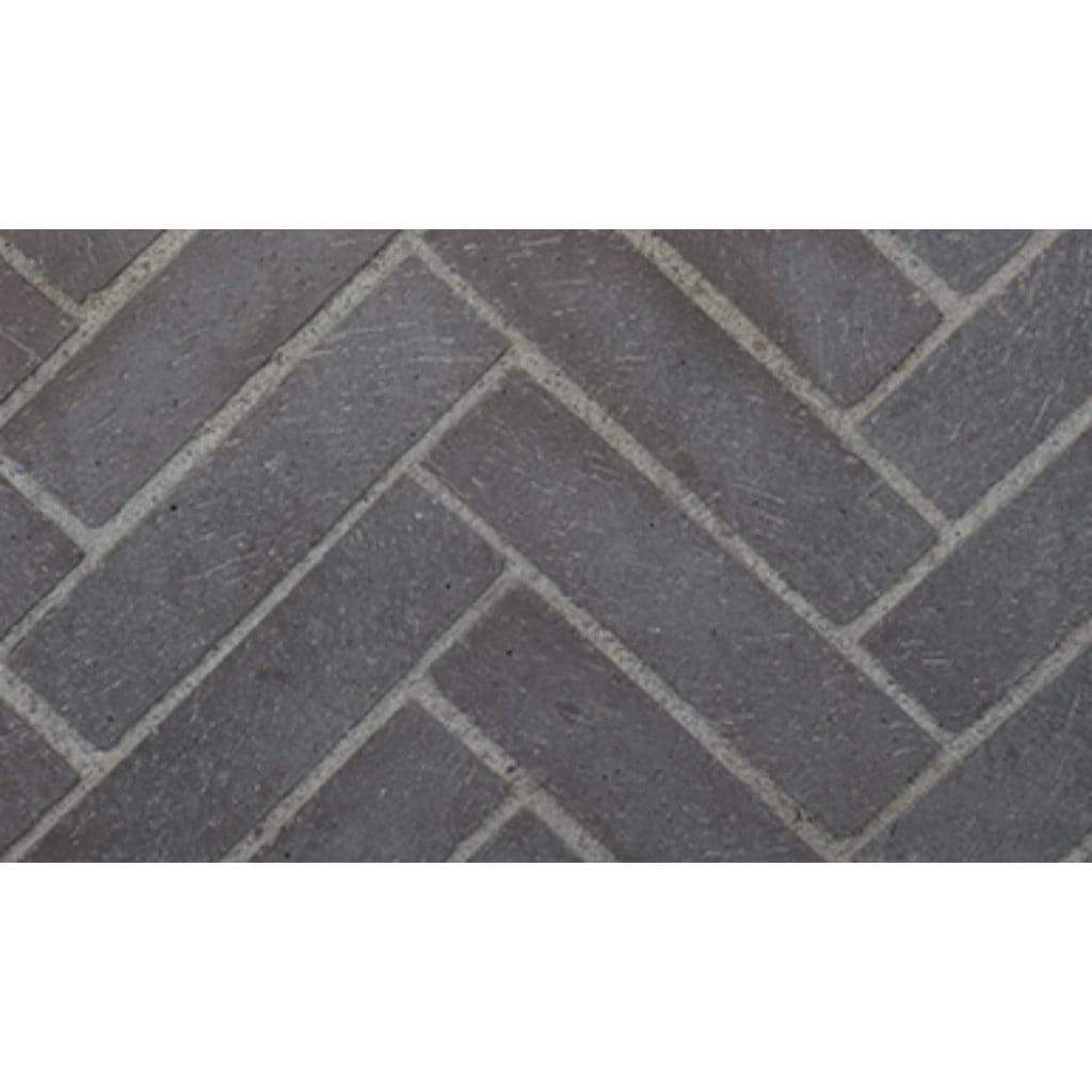 Astria 48 inch Slate Grey Split Herringbone Brick Liner MOSAIC48SGSH