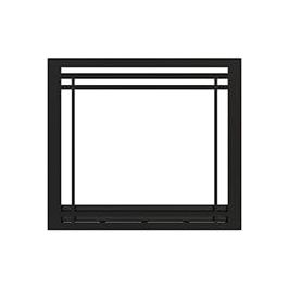 Astria Black Craftsman Frame for Fireplace FCBK40T