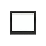 Astria Black Reflection Frame for Fireplace FRBK40T