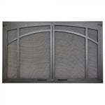 Astria Textured Iron Arched Screen Door ASD4224-TI