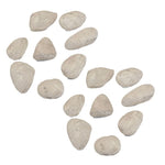 Athena CRS-WH/16 Colorado River Stone Ceramic Fire Media Set, 16-piece, White