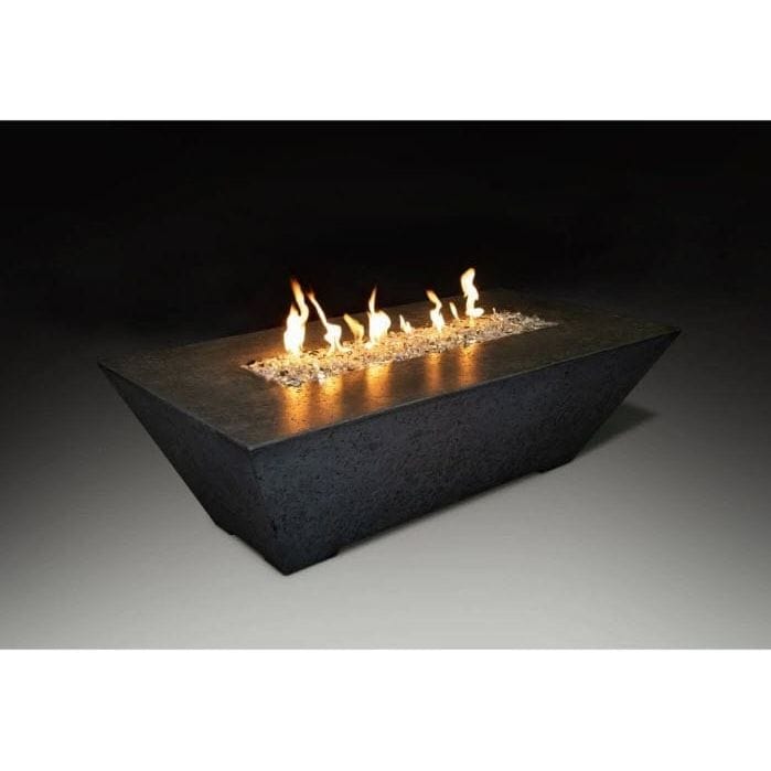 Athena Olympus ORECFT-603018 Rectangular Concrete Gas Fire Pit, 60x30-Inch