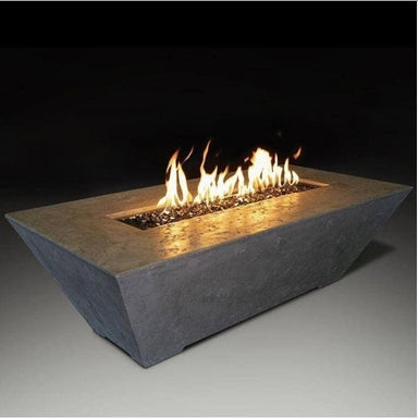 Athena Olympus ORECFT-603018 Rectangular Concrete Gas Fire Pit, 60x30-Inch 